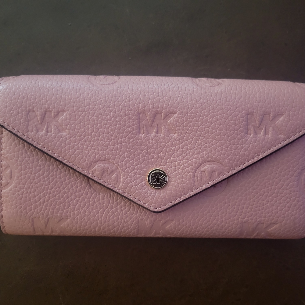 Michael Kors Pink Wallet Leather